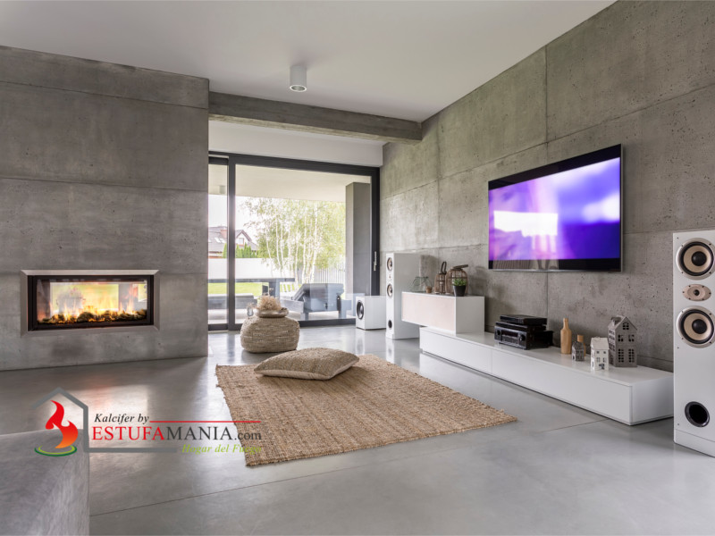 Chimenea de Gas modelo Sinatra Tunnel del Catalogo 2021 de planika