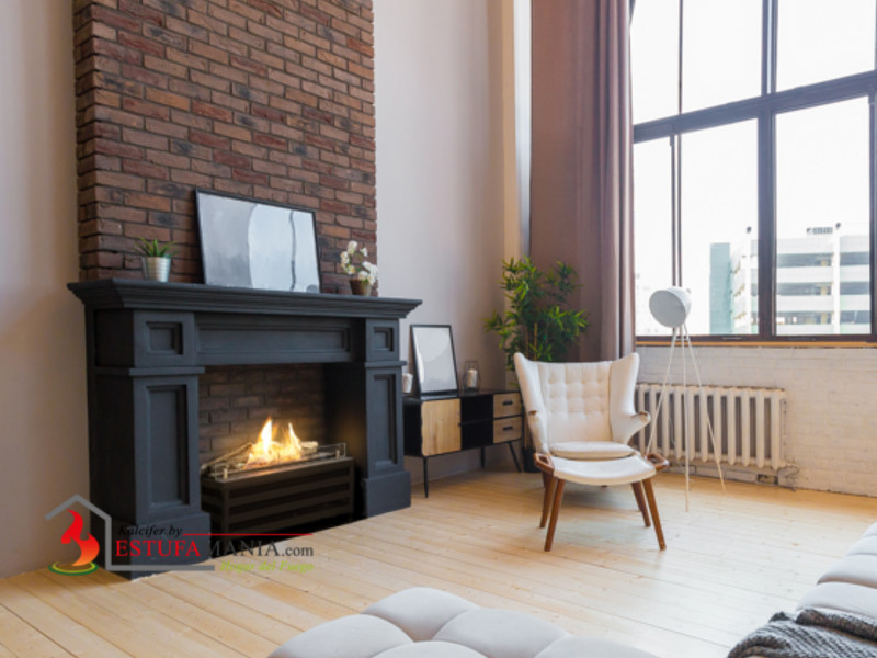 Basket fire en chimenea clásica, del catálogo 2021 de Planika